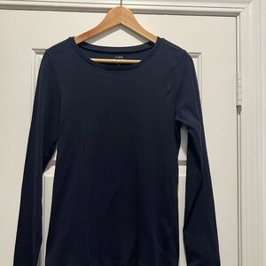 J.Crew Perfect Fit Long Sleeve in Deep Blue